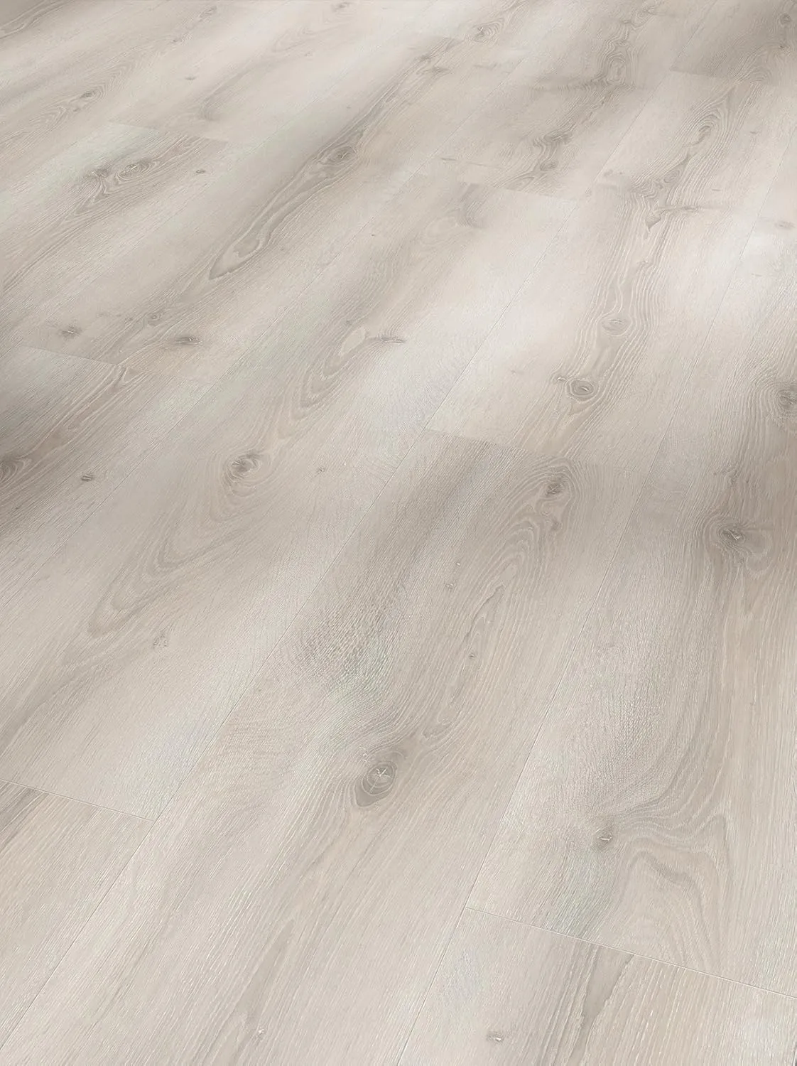 Bild von Parador Laminatboden Basic 600 in Eiche Askada weiß gekälkt mit Naturstruktur und 4-V-Fuge