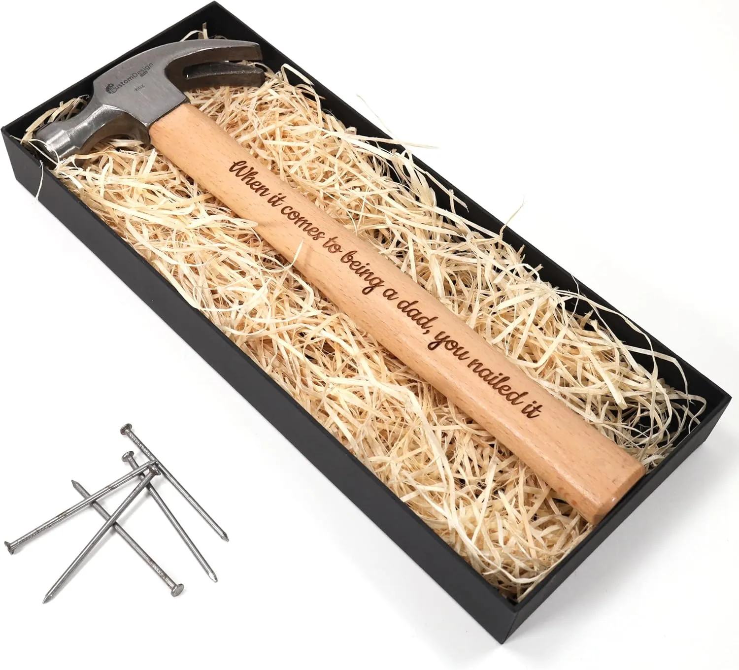 Bild von Personalisierter Hammer mit Geschenkbox und Lasergravur