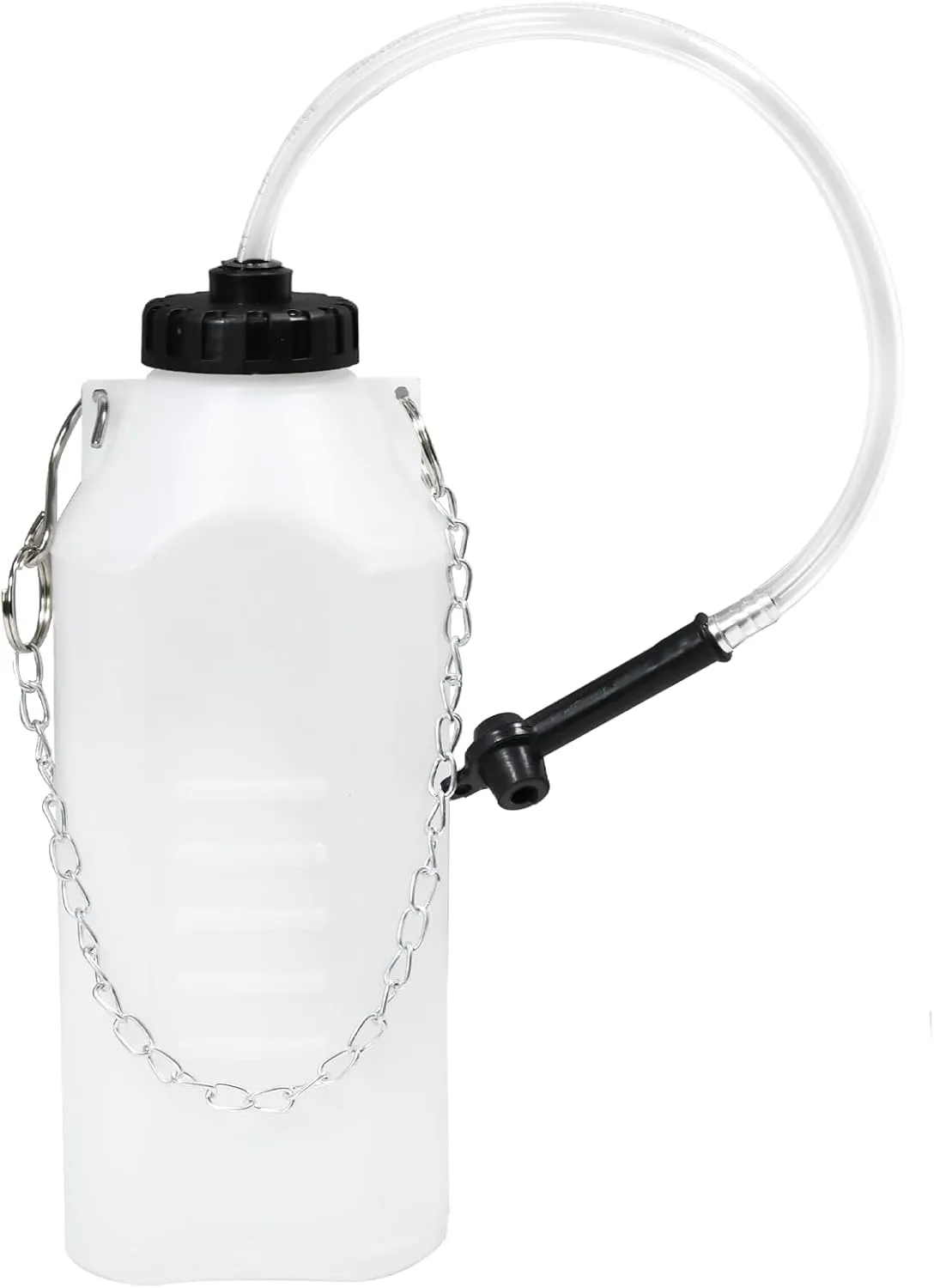 Bild von PESIKO Bremsflüssigkeitsbehälter mit 1 Liter Volumen und 60 cm Schlauch sowie Gummiadapter für die meisten Entlüftungsschrauben