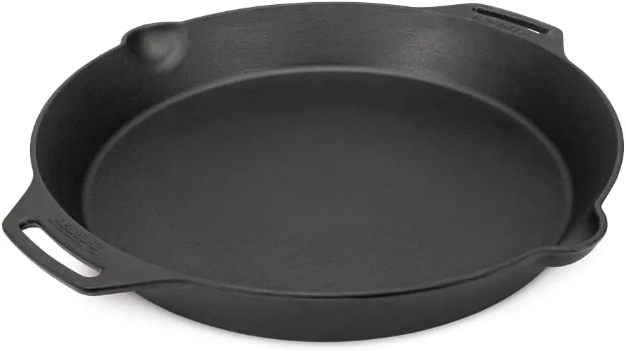 Bild von Petromax Feuerpfanne aus Gusseisen mit 50 cm Durchmesser und Henkeln für alle Herdarten und das Kochen im Freien