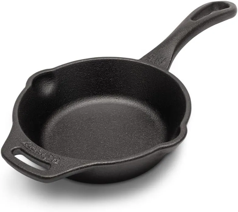 Bild von Petromax Feuerpfanne mit Stiel aus Gusseisen, 15 cm Durchmesser, für Grill, Herd und Backofen mit Antihafteffekt