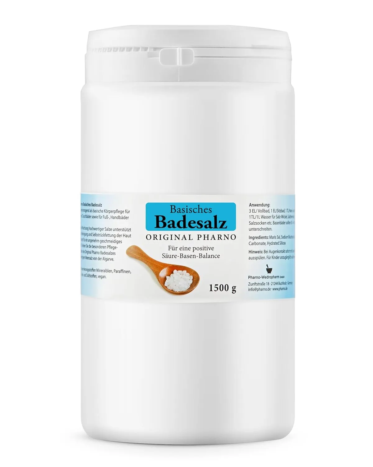 Bild von Pharno Basisches Badesalz 1500g