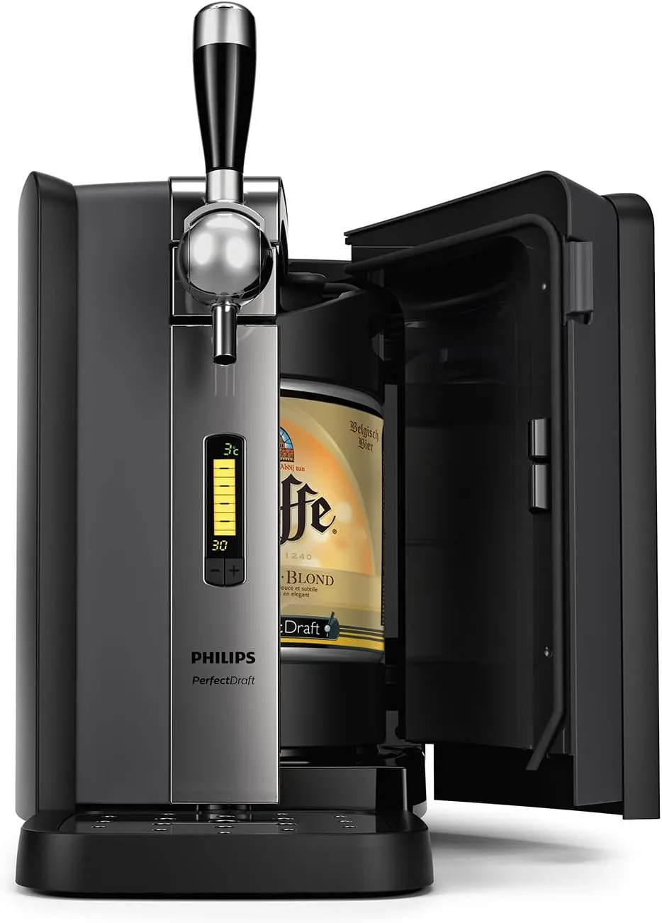 Bild von Philips PerfectDraft HD3720/25 Bierzapfanlage für Zuhause in Silber und Schwarz