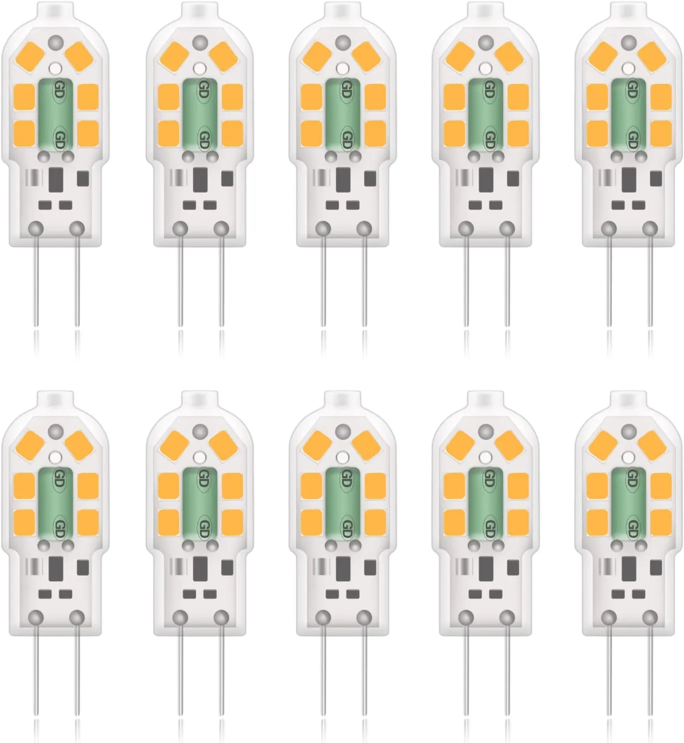 Bild von Phoenix G4 LED Lampen 2W 200lm 12V warmweiß 3000K 10er Pack