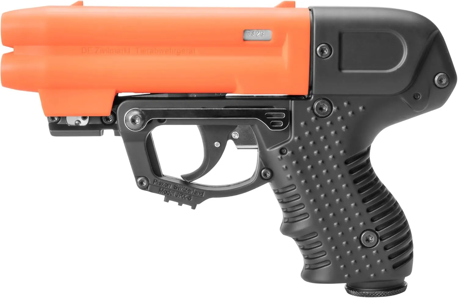 Bild von PIEXON JPX6 Pfefferspraypistole mit Laser und 4 Schuss Speedloader, inklusive BKA Genehmigung