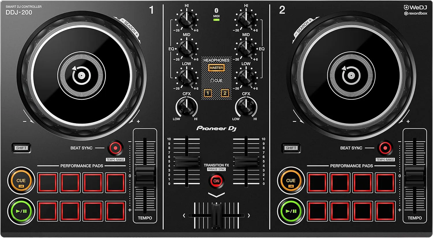 Bild von Pioneer DJ DDJ-200 Smart DJ-Controller