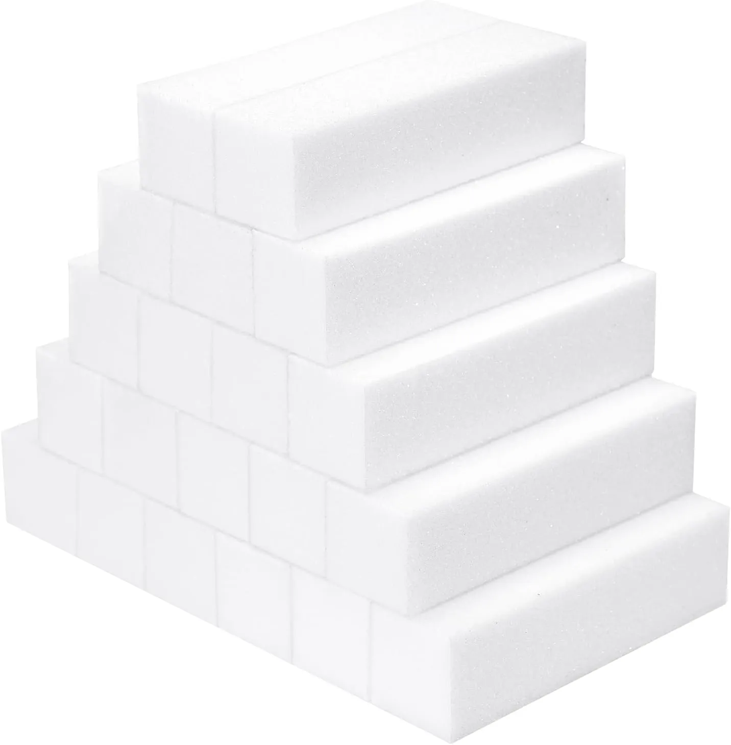 Bild von Polierblock für Nägel, 20 Stück, quadratisch, für Nagelstudios und Nail Art