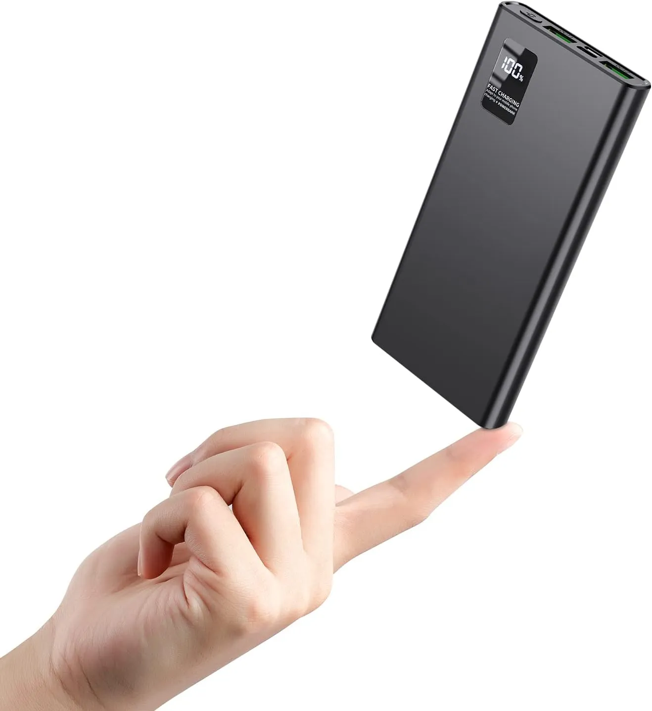 Bild von Power Bank mit 12000 mAh und Schnellladefunktion, kompatibel mit iPhone 14, 13, 12 sowie Samsung und Xiaomi