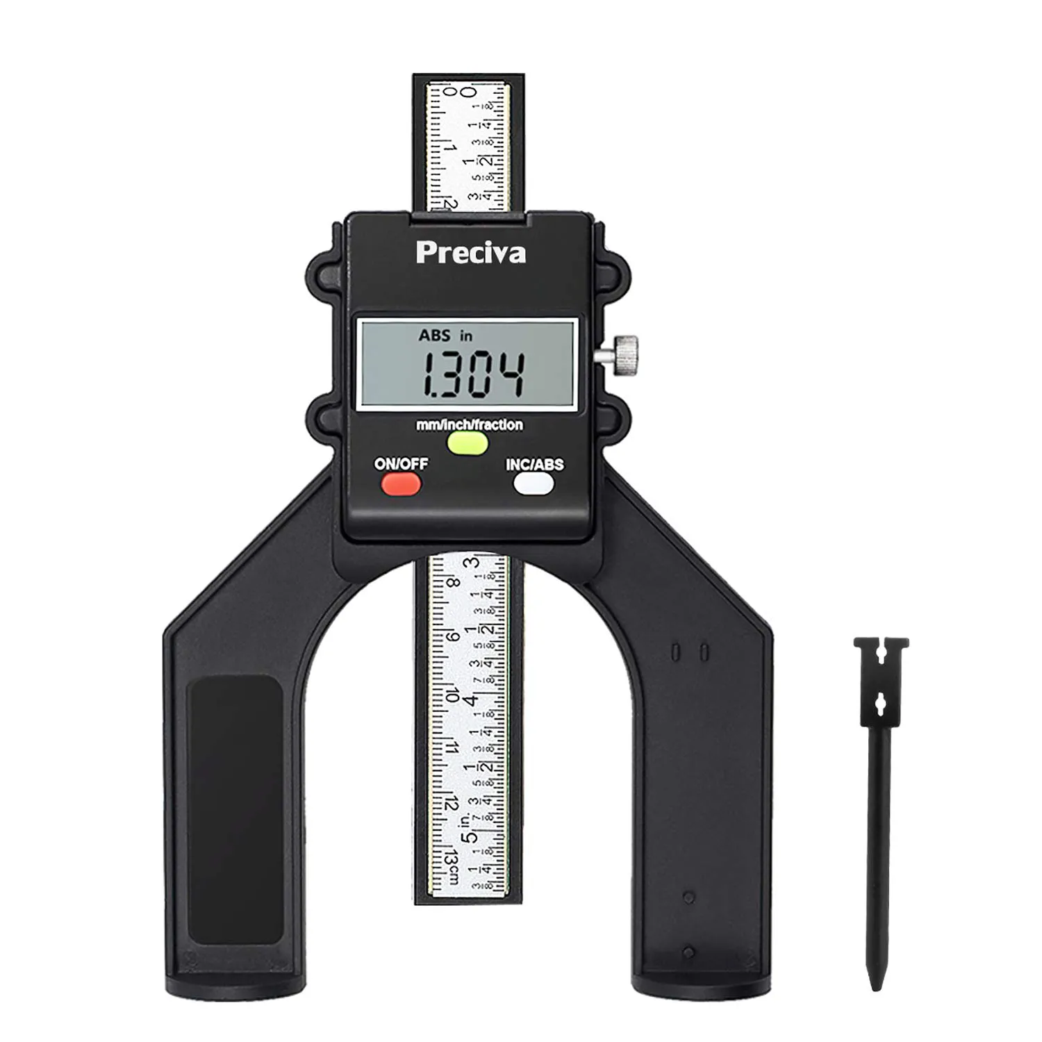 Bild von Preciva Digitaler Tiefenmesser 0-80 mm für Holzbearbeitung und Maschinenbau