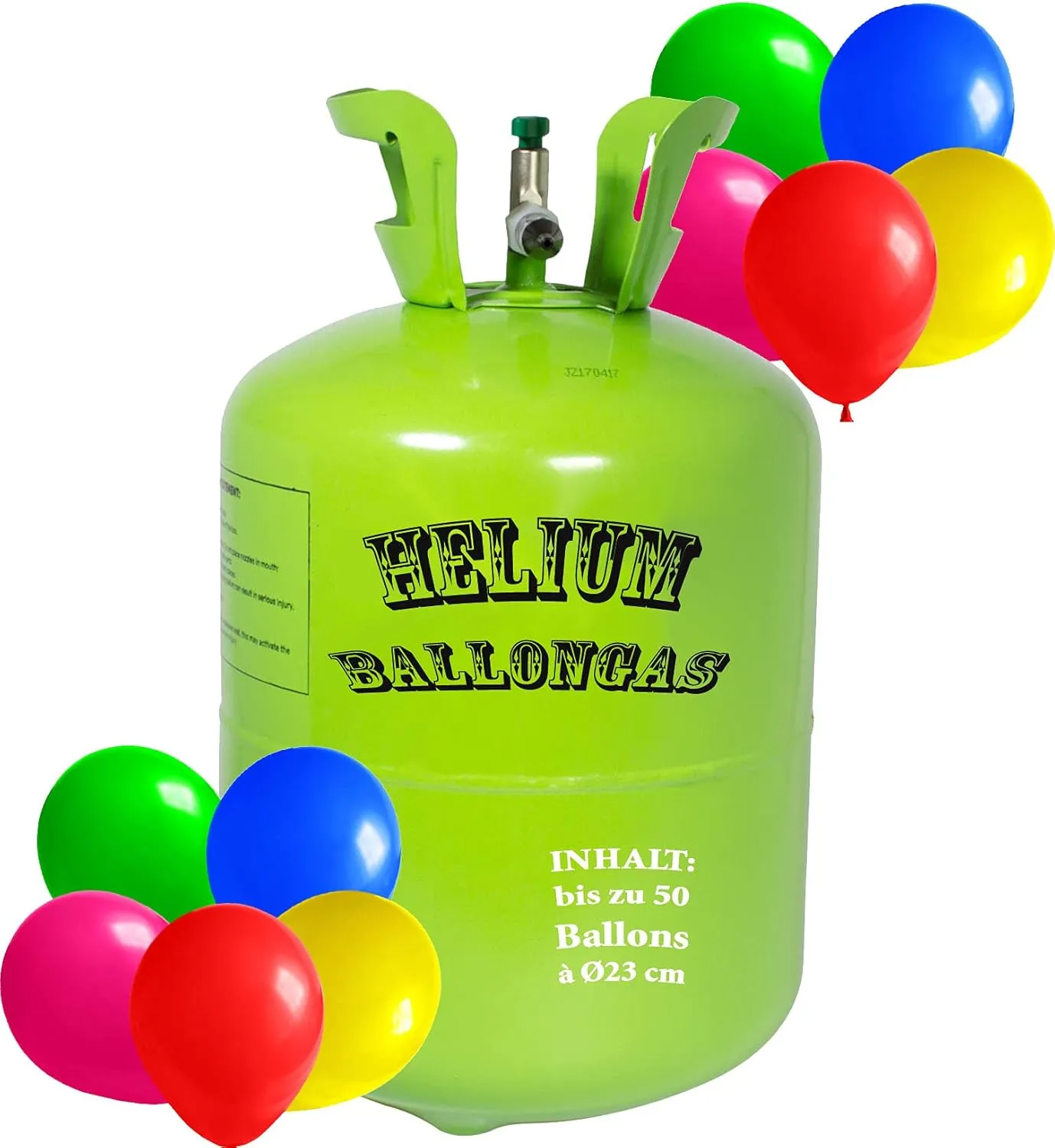 Bild von Premium Helium Ballongas XXL für 50 Ballons à 23 cm
