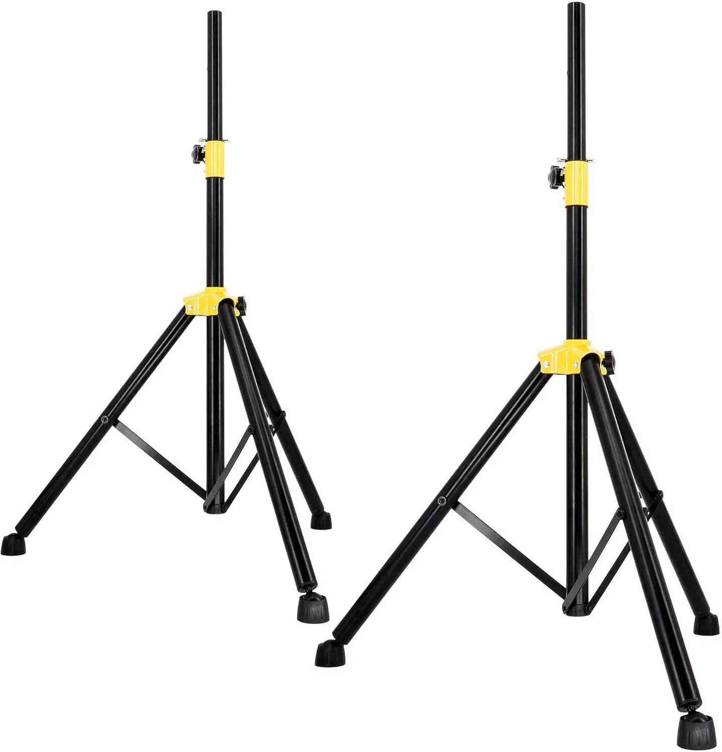 Bild von Premium X Lautsprecher Stativ Set mit 2 höhenverstellbaren Dreibeinständern aus robustem Stahl