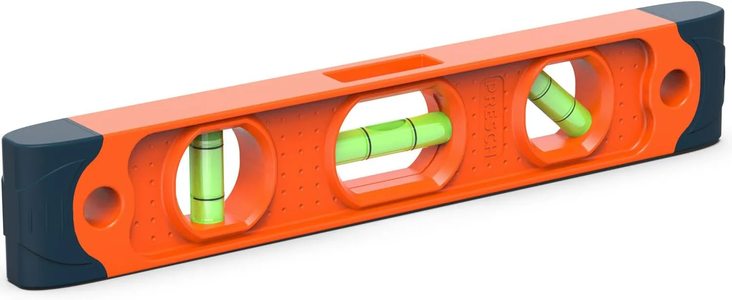 Bild von Presch magnetische Wasserwaage 230 mm mit 3 Libellen für Profis