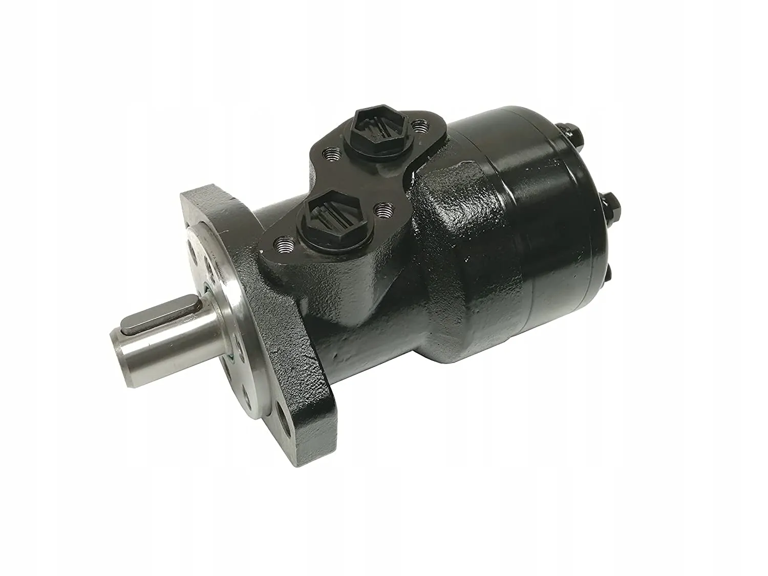 Bild von Presko Orbitaler Gerotor Hydraulikmotor mit 315 cm³ und G ½" Anschluss, SAE A, Antriebswelle 25 mm, hohes Anlaufmoment