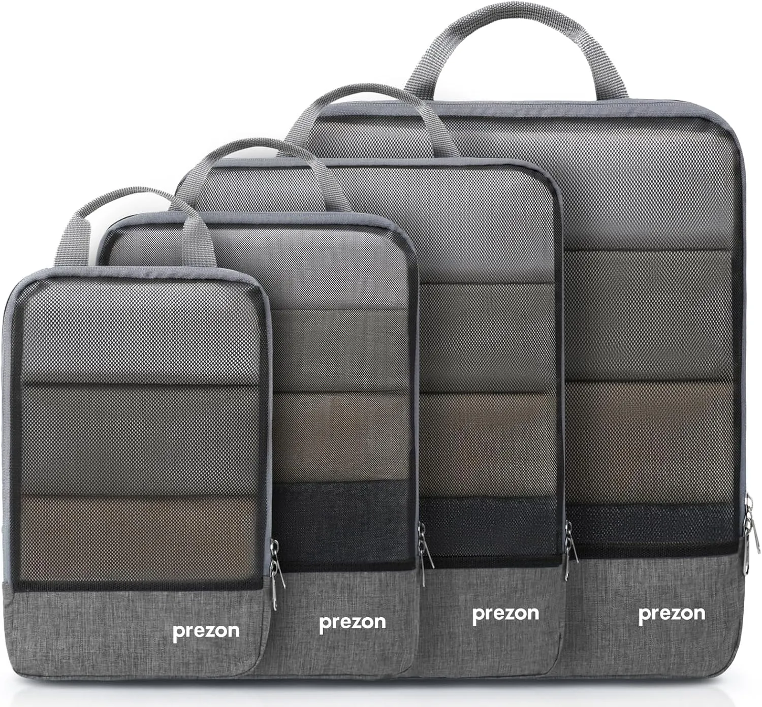 Bild von Prezon Packwürfel Set zur Gepäckorganisation für Rucksack und Koffer