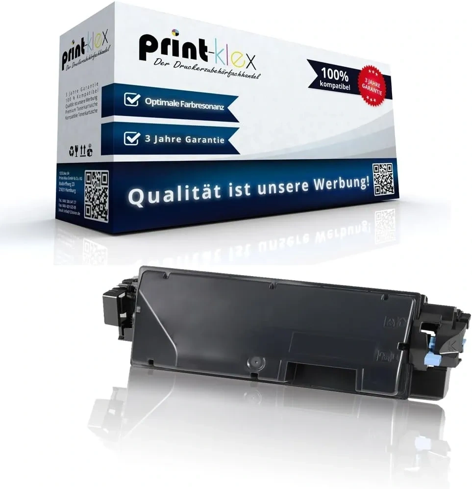 Bild von Print-Klex Tonerkartusche in Schwarz kompatibel mit Kyocera ECOSYS M6035 und M6535, Modell TK 5150