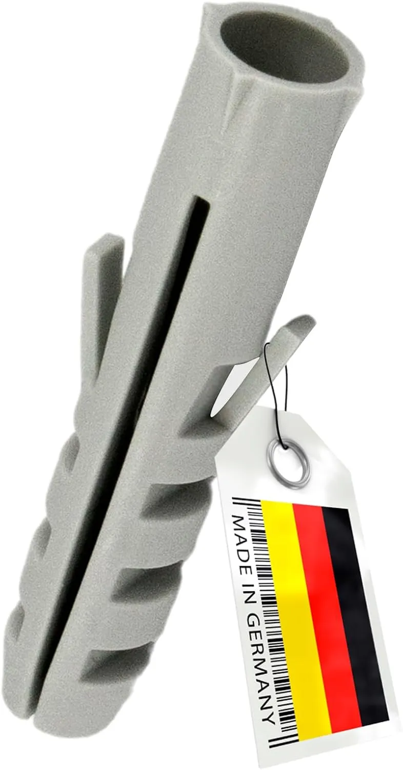 Bild von PRIOstahl 100 Stück Nylondübel mit einem Durchmesser von 10 mm und einer Länge von 50 mm für die Befestigung in verschiedenen Materialien