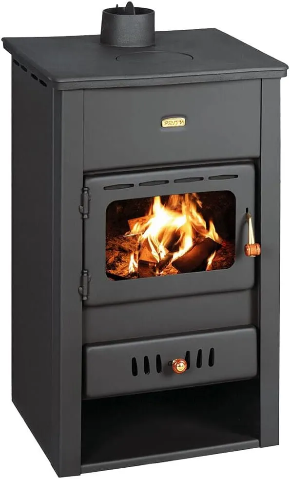 Bild von Prity K2CP Kaminofen aus Gusseisen mit 10 kW Leistung für Mehrfachbrennstoffe
