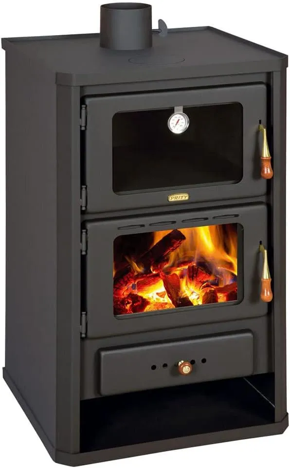 Bild von Prity Kaminofen FG mit 14 kW und Backfach