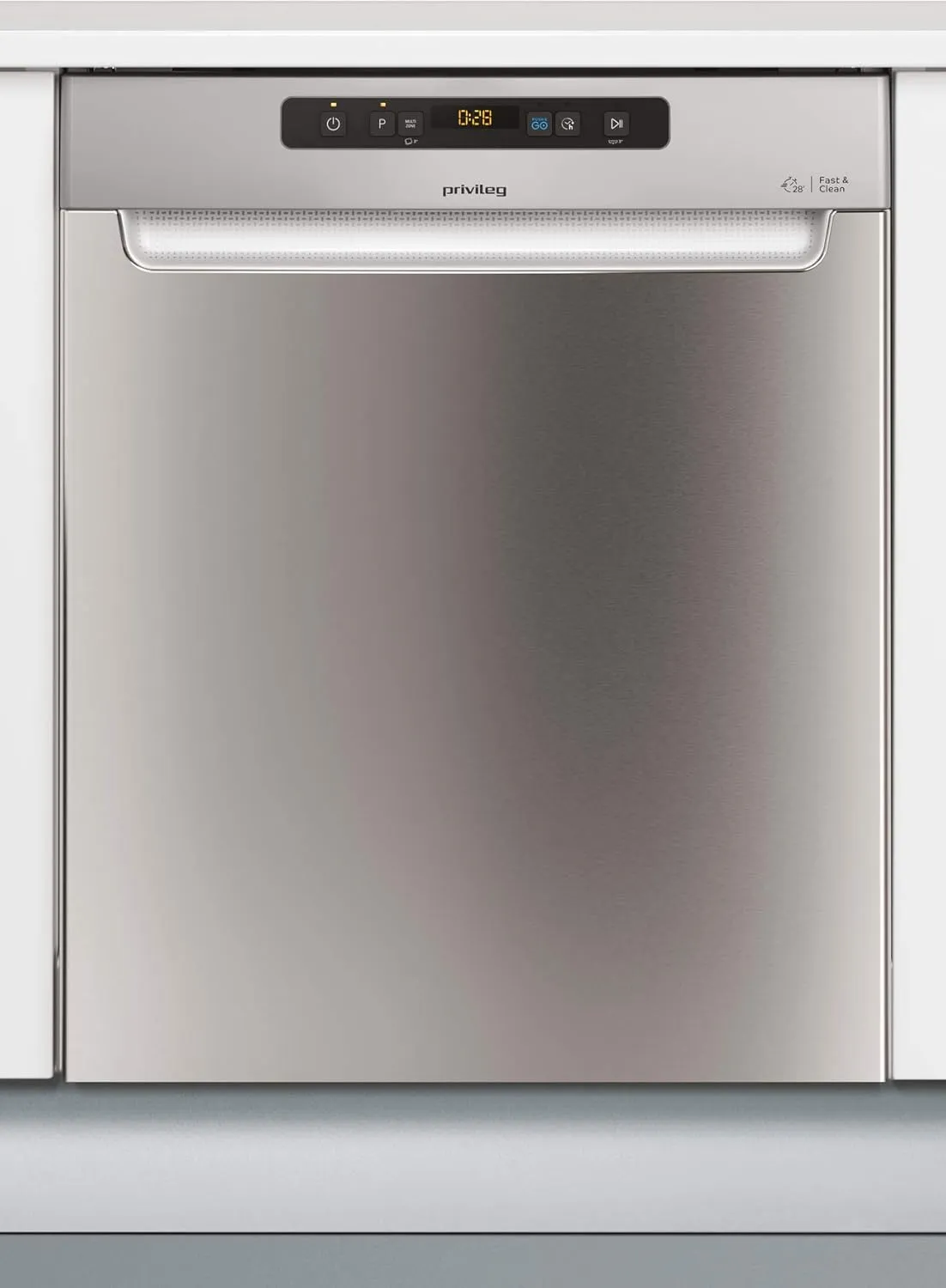 Bild von Privileg RUO 3T133 A F X Unterbau-Geschirrspüler mit 60 cm Breite für 14 Maßgedecke und verschiedenen Funktionen wie Fast&Clean, Auto Door und Multizone, Energieklasse D