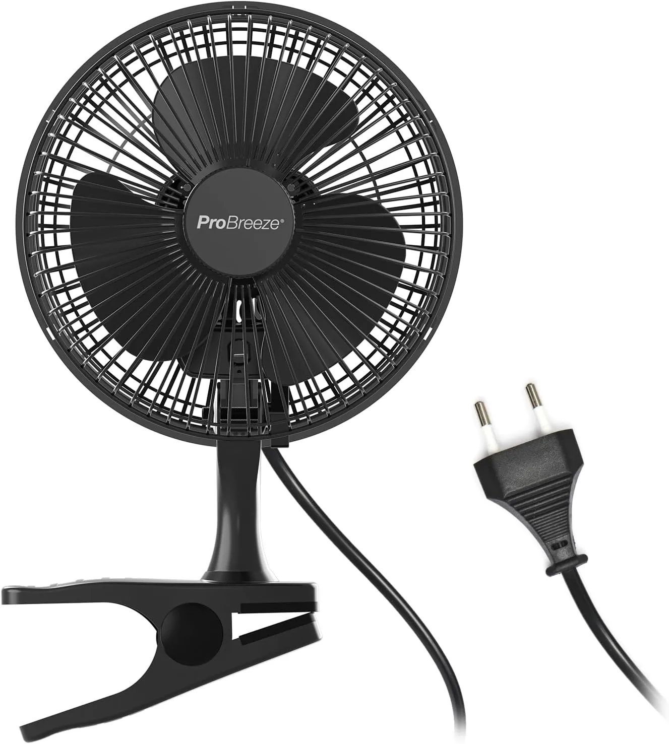 Bild von Pro Breeze Mini Ventilator mit Clip und 20 cm Durchmesser, leise und stabil, ideal für Schreibtisch und Schlafzimmer
