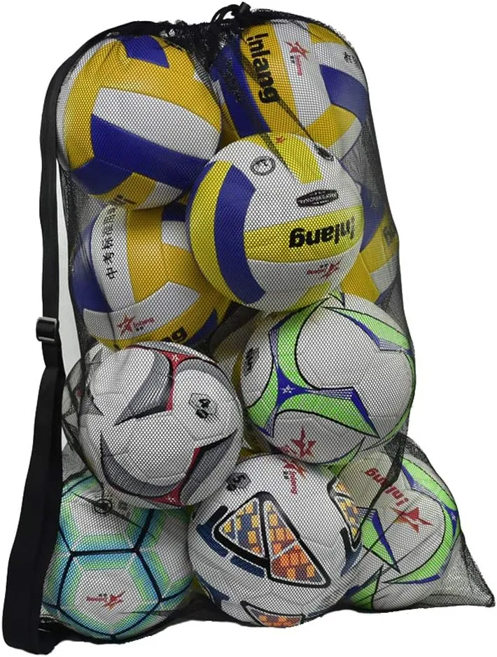 Bild von Pro-traveller Sporttasche mit Kordelzug und Netzstoff, ideal für Fußball-Trainingsausrüstung und Tauchartikel, inklusive Schultergurt