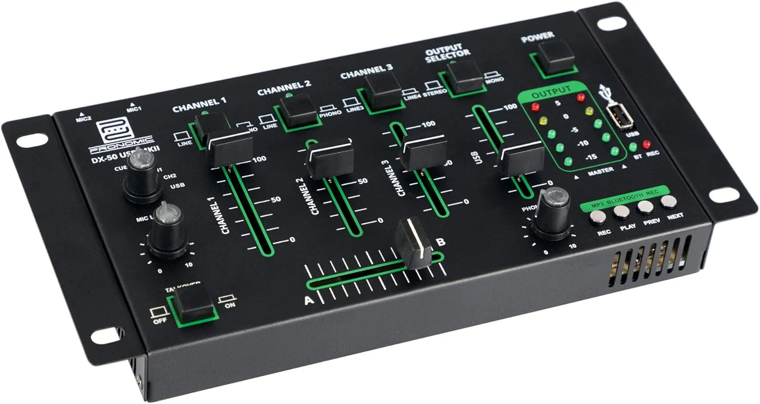 Bild von Pronomic DX-50 USB MKII 4-Kanal DJ-Mixer mit Bluetooth