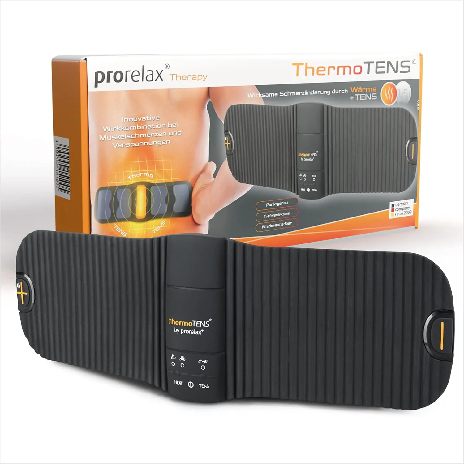 Bild von prorelax 15100 ThermoTENS 3 in 1 Schmerztherapie mit Wärme und TENS, individuell einstellbar und wiederverwendbar