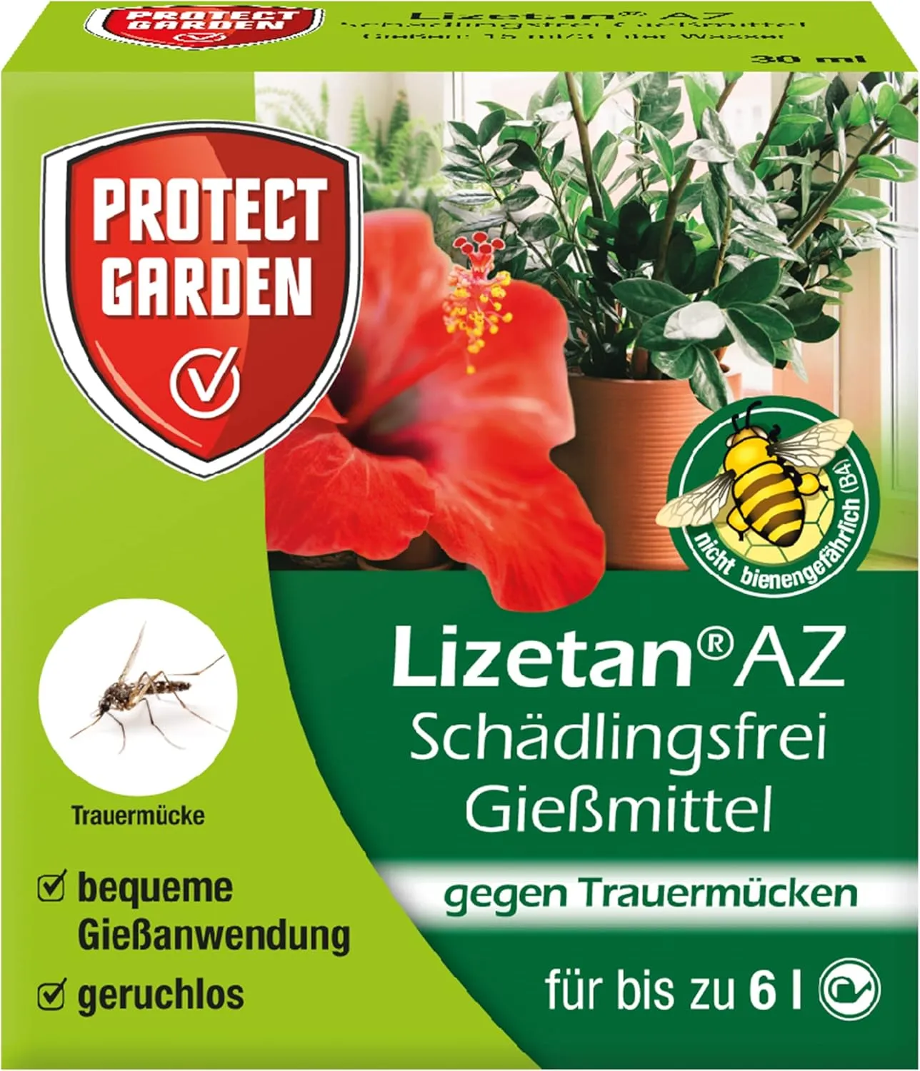 Bild von Protect Garden Lizetan AZ Schädlingsfrei Konzentrat mit 30 ml gegen Trauermückenlarven und Bodenschädlinge