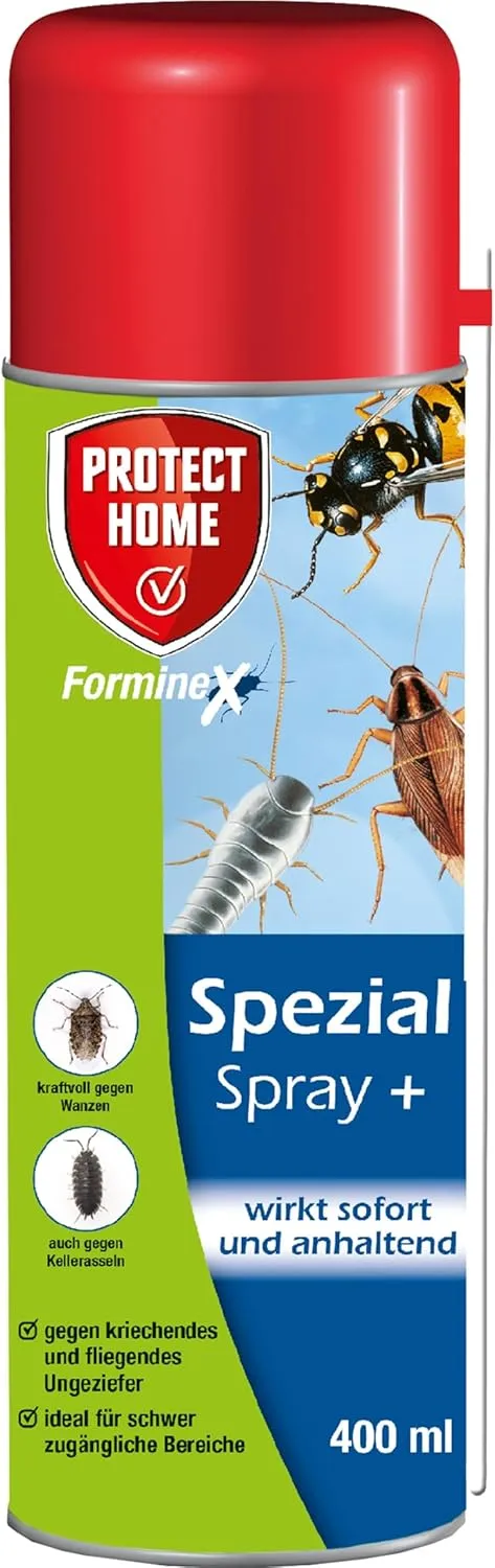 Bild von PROTECT HOME Forminex Spezial Spray gegen Ungeziefer mit Sofort- und Langzeitwirkung in einer 400 ml Sprühdose