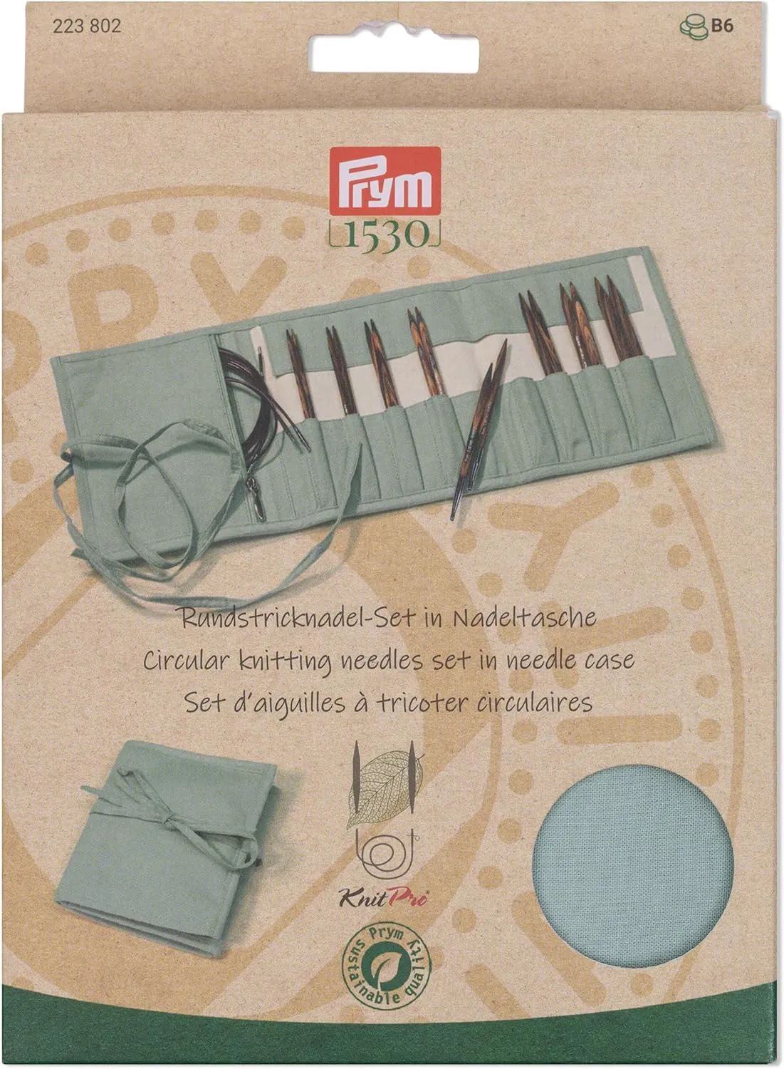 Bild von Prym Rundstricknadel Set in Petrol von 3,5 bis 8 mm