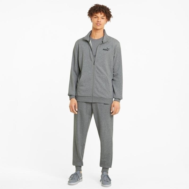 Bild von Puma Herren Essential Track Pullover, Medium Gray Heather, L