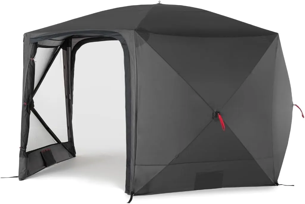 Bild von qeedo Quick Hub Hex Pavillon 3,66 x 2,18 m faltbar für Camping und Events