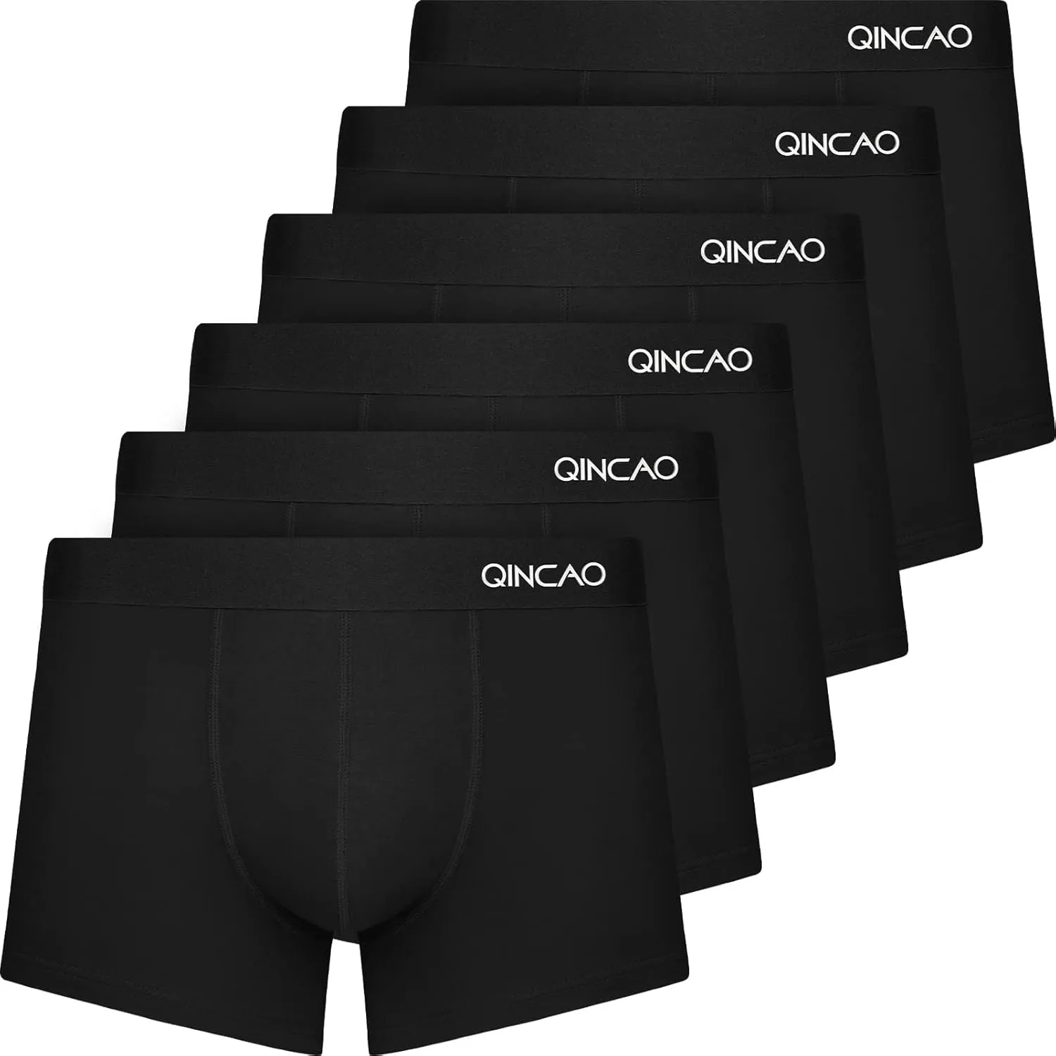 Bild von QINCAO Herren Boxershorts 6er Pack aus Baumwolle