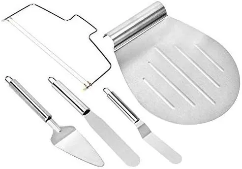 Bild von Queta Kuchenheber Set mit 2 Spateln und Pizzaschaufel für Backen und Dekorieren