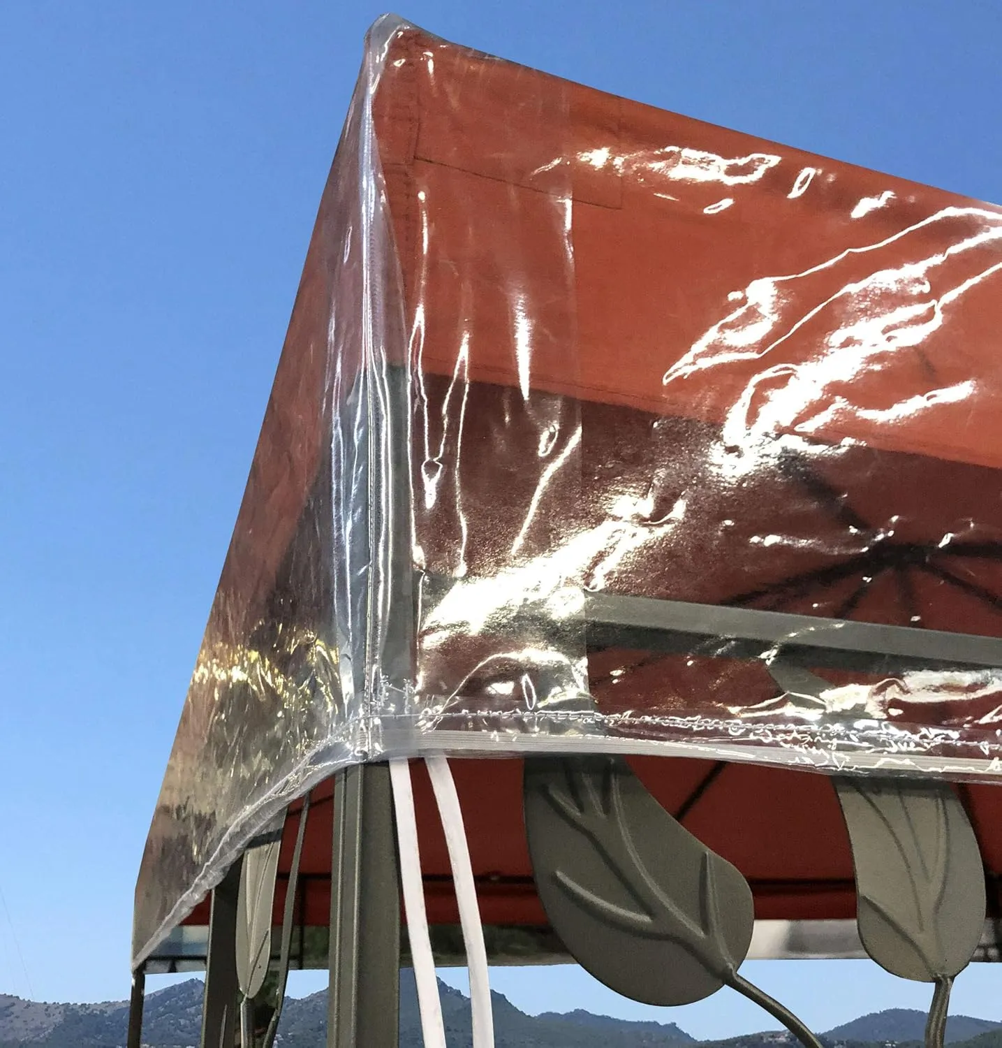 Bild von QUICK STAR Pavillon Schutzhaube 3x3 Meter wasserdicht und transparent