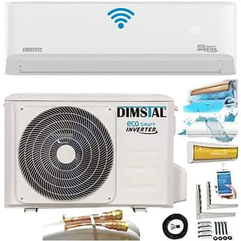 Bild von QuickConnect ULTRA Split Klimaanlage und Heizung mit 18000 BTU und 5,3 kW, inklusive 5 m Leitungen und Smart-Funktionen