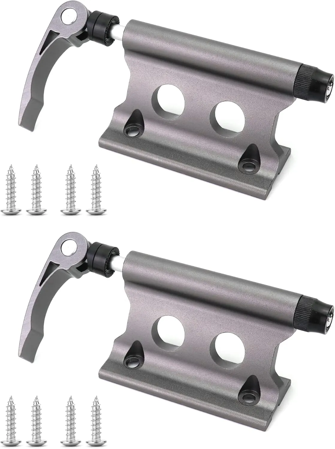 Bild von QWORK Gabelhalterung für Fahrrad im 2er Set aus Aluminiumlegierung für Lkw, SUV und Anhänger