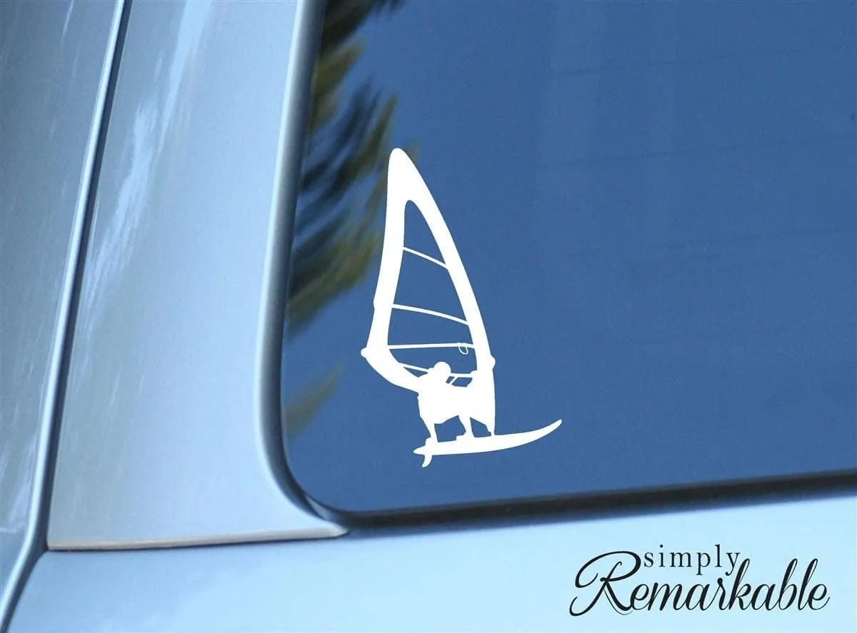Bild von Rakelfix Surfer Typ 12 Aufkleber mit 15 cm für Auto und Wandgestaltung im Wassersportdesign