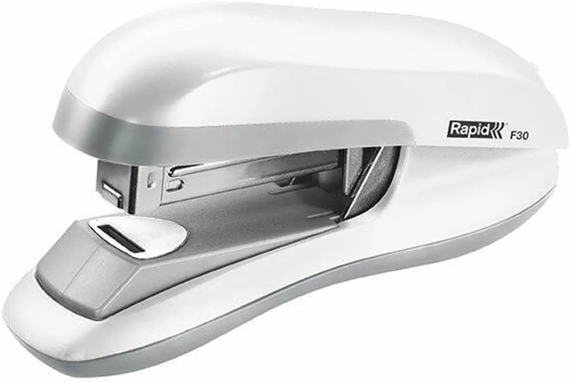 Bild von Rapid F30 Flachheftgerät aus Kunststoff für bis zu 30 Blatt in Weiß