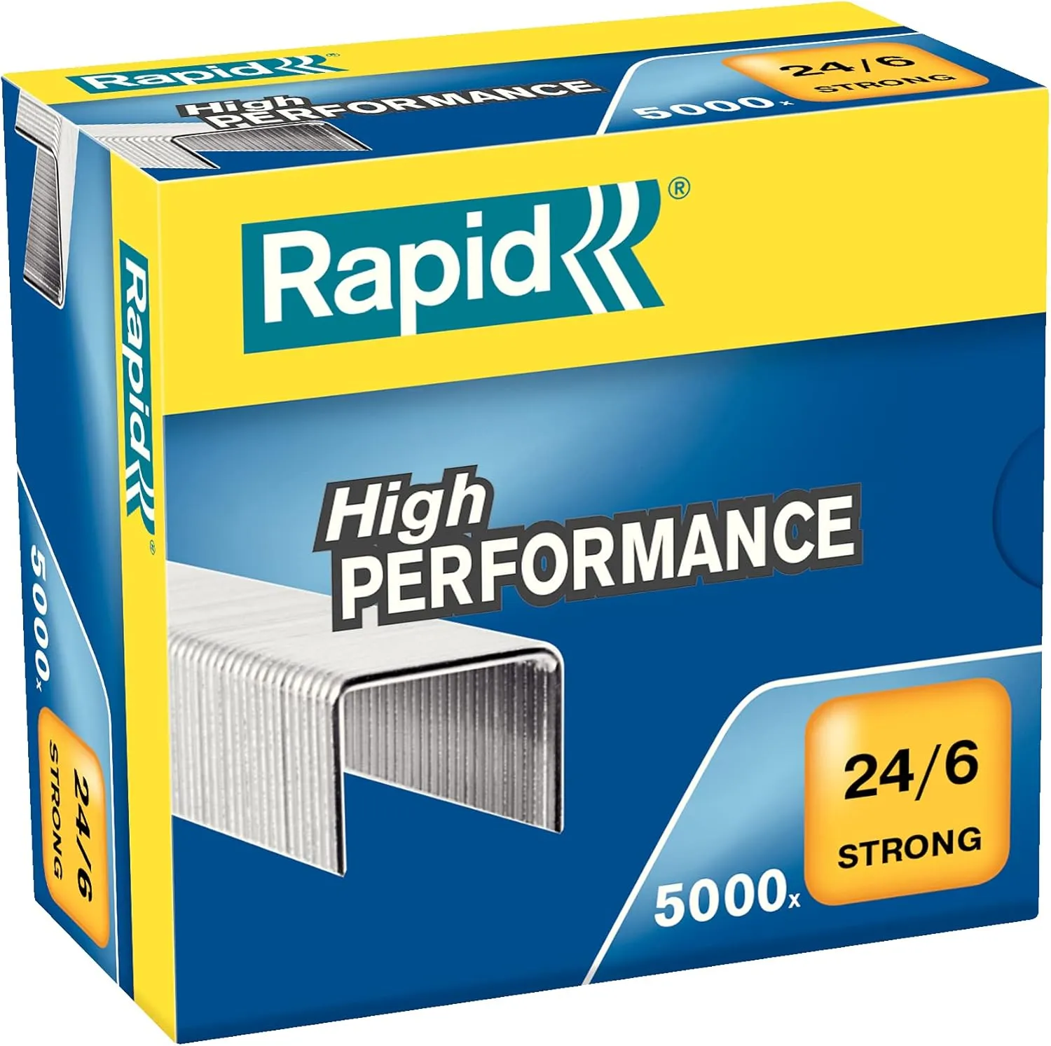 Bild von Rapid Heftklammern 24/6 mm Strong verzinkt im 5000er Pack
