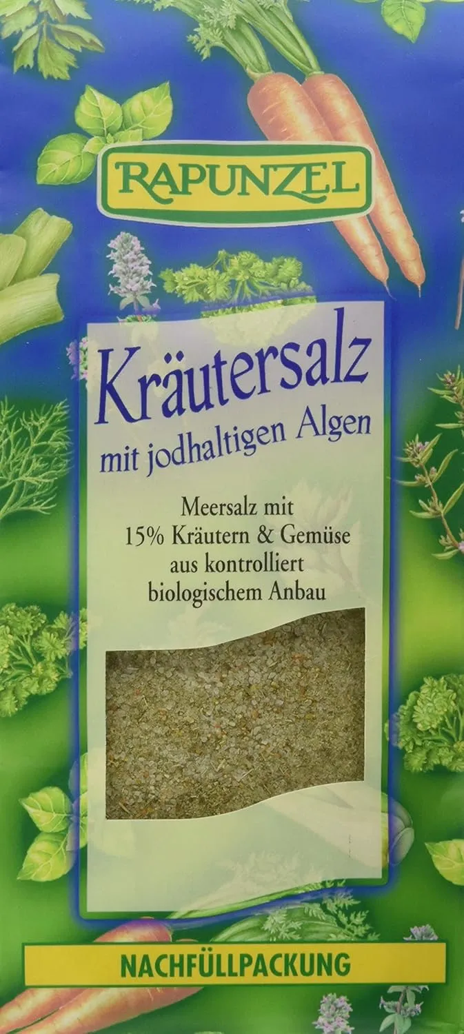 Bild von Rapunzel jodiertes Kräutersalz mit 15 Prozent Kräutern und Gemüse, 500 g