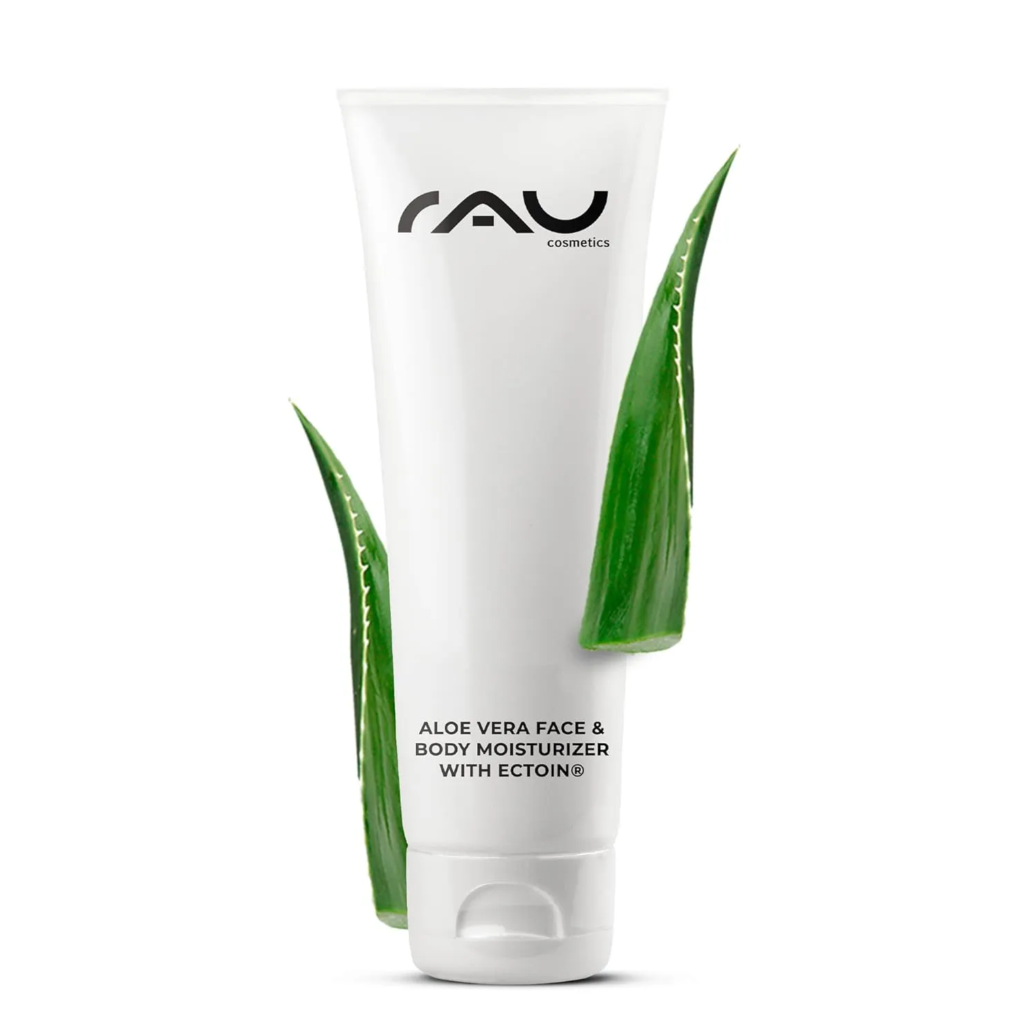 Bild von RAU Cosmetics Aloe Vera Gel mit Ectoin und Kamille 50 ml für Gesicht und Körper, ideal als After-Sun Lotion und Feuchtigkeitscreme