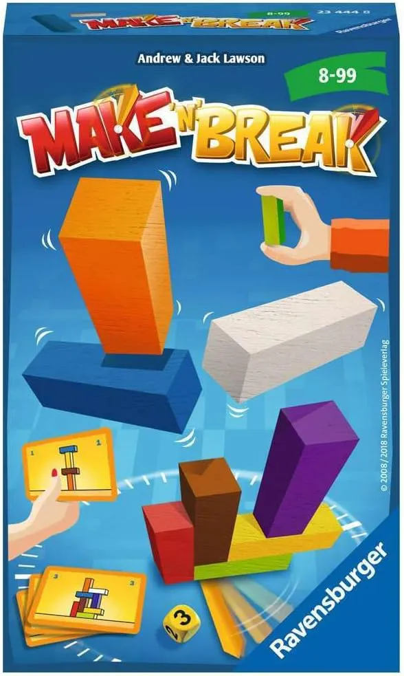 Bild von Ravensburger 23444 Make n Break Mitbringspiel für 2 bis 4 Spieler ab 8 Jahren im kompakten Format