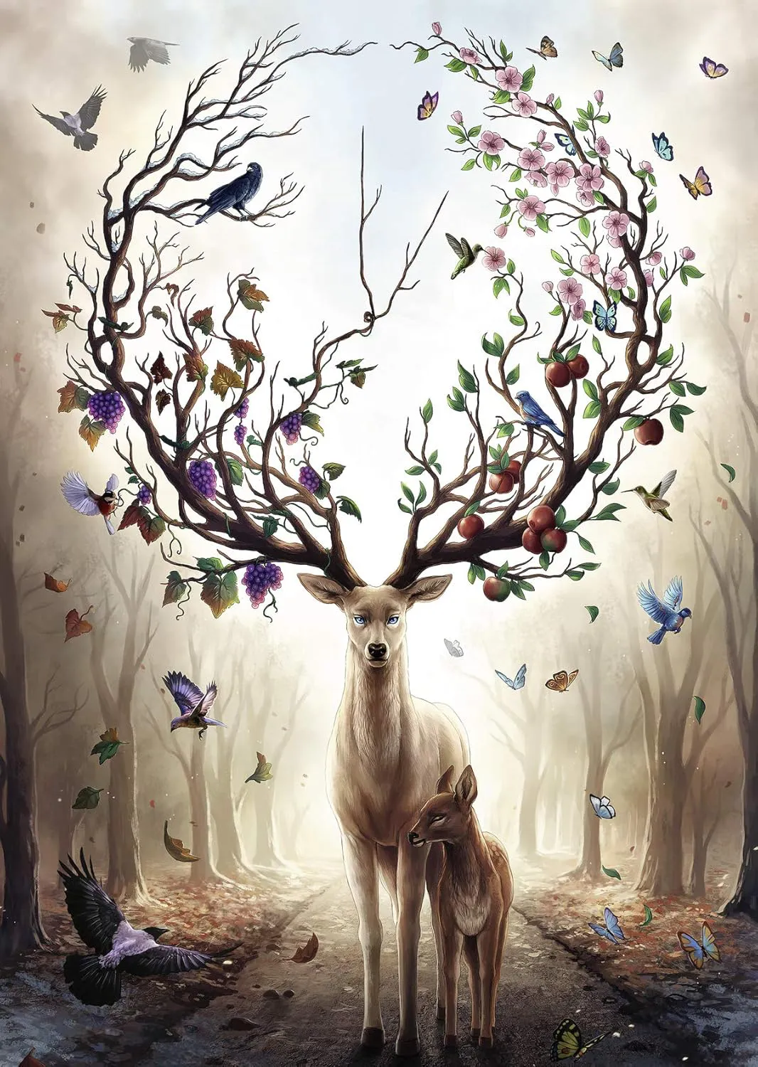 Bild von Ravensburger Puzzle 15018 Magischer Hirsch mit 1000 Teilen für Erwachsene und Kinder ab 14 Jahren