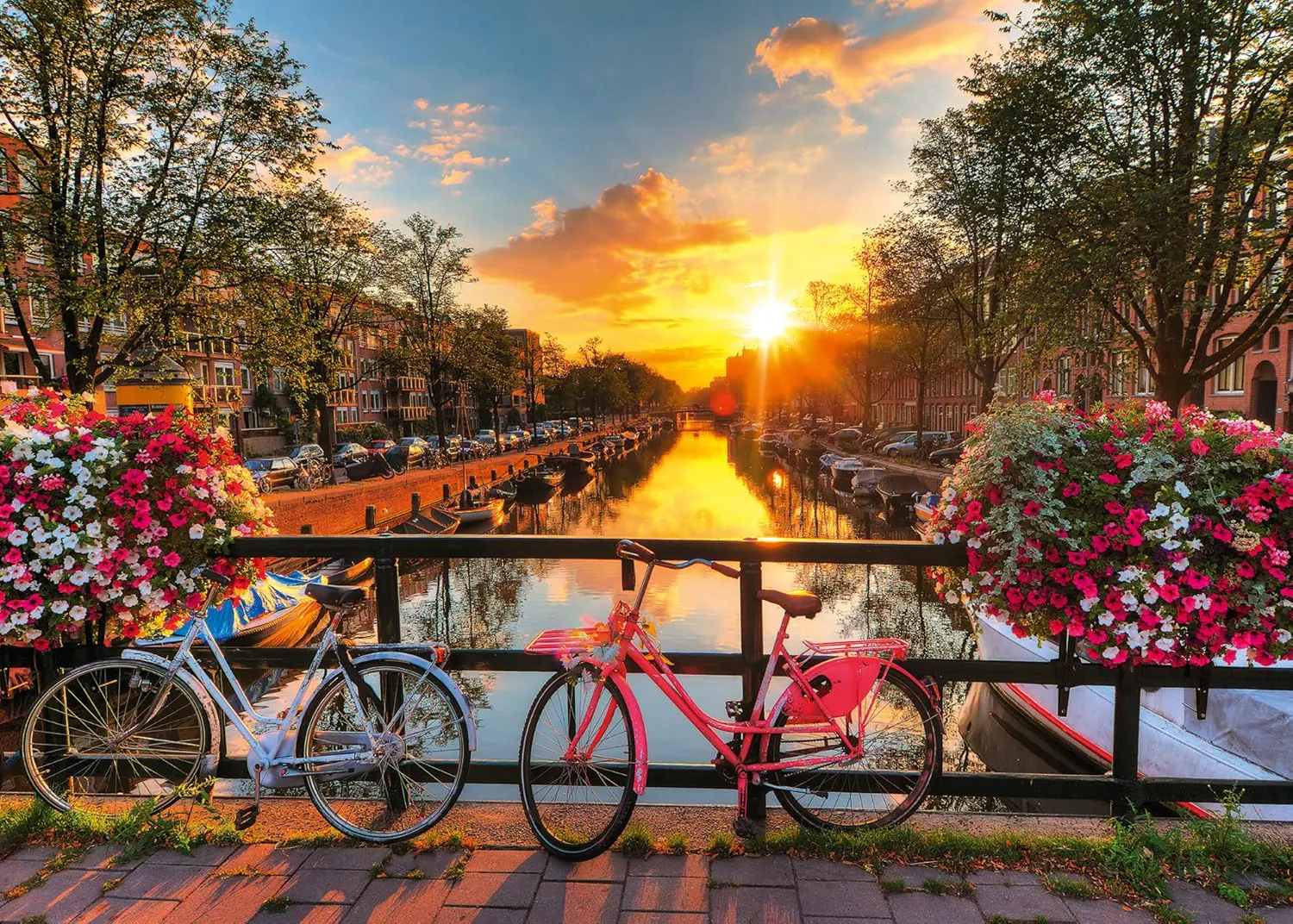 Bild von Ravensburger Puzzle mit 1000 Teilen Fahrräder in Amsterdam für Erwachsene und Kinder