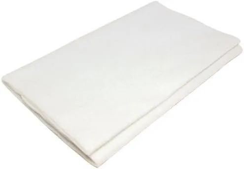 Bild von Rayen Fleece Bügelbrett in Weiß mit Ausschnitt, geeignet für Dampfbügeln, Maße 130x40 cm