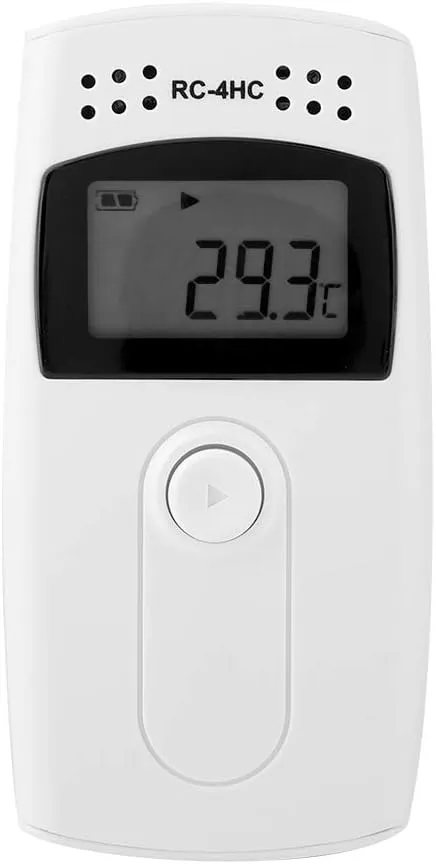 Bild von RC-4HC Temperatur und Luftfeuchtigkeit Datenlogger mit LCD Display und externem Temperatursensor, 16000 Protokollpunkte