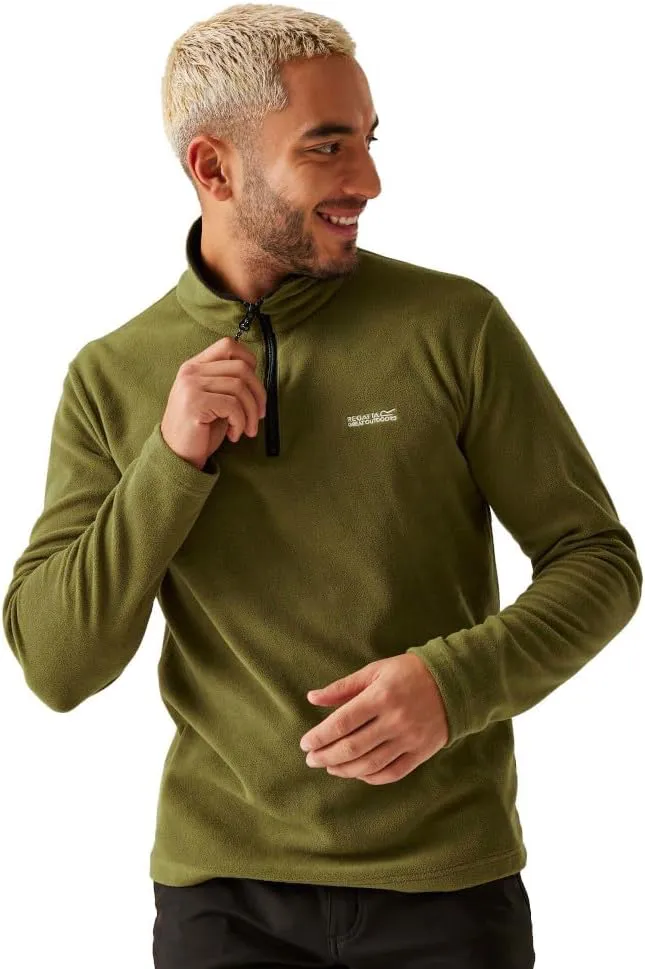 Bild von Regatta Thompson Herren Fleecepullover mit leichtem 1/2 Reißverschluss