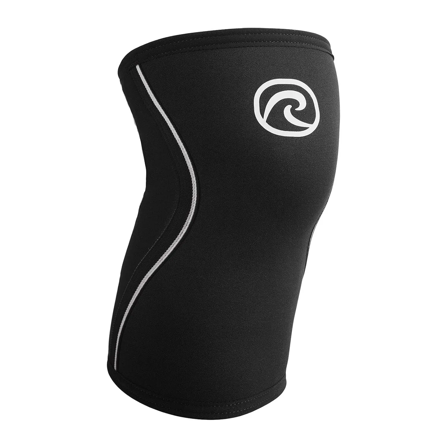 Bild von Rehband Kniebandage aus 3 mm Neopren in Schwarz, atmungsaktiv und leicht, Größe L für Damen und Herren