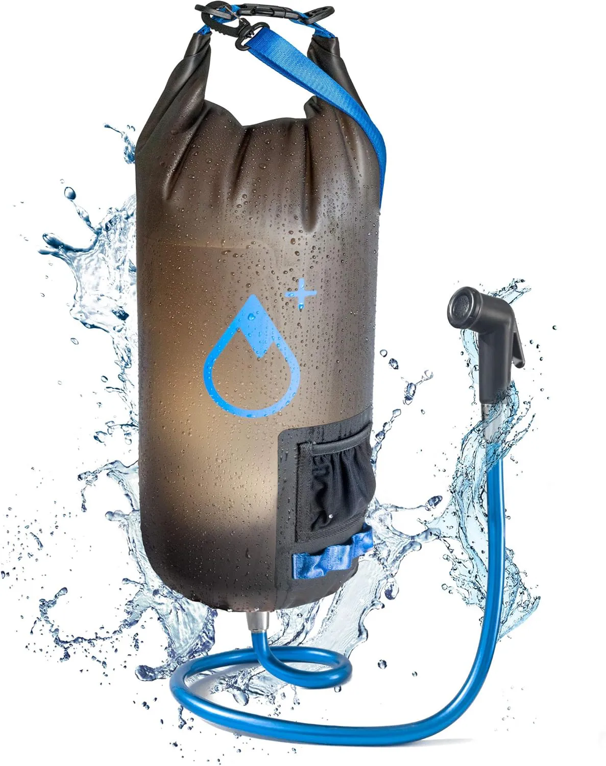 Bild von reiseregen Camping-Dusche mit Solarbetrieb und wasserdichtem Outdoor-Drybag